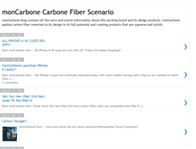 Tablet Screenshot of blog.moncarbone.com